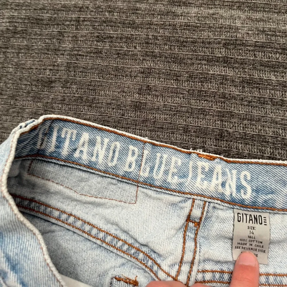 80's Gitano Jeans Women's 14 tall Mom Jeans High Rise 90's 90210 style Light